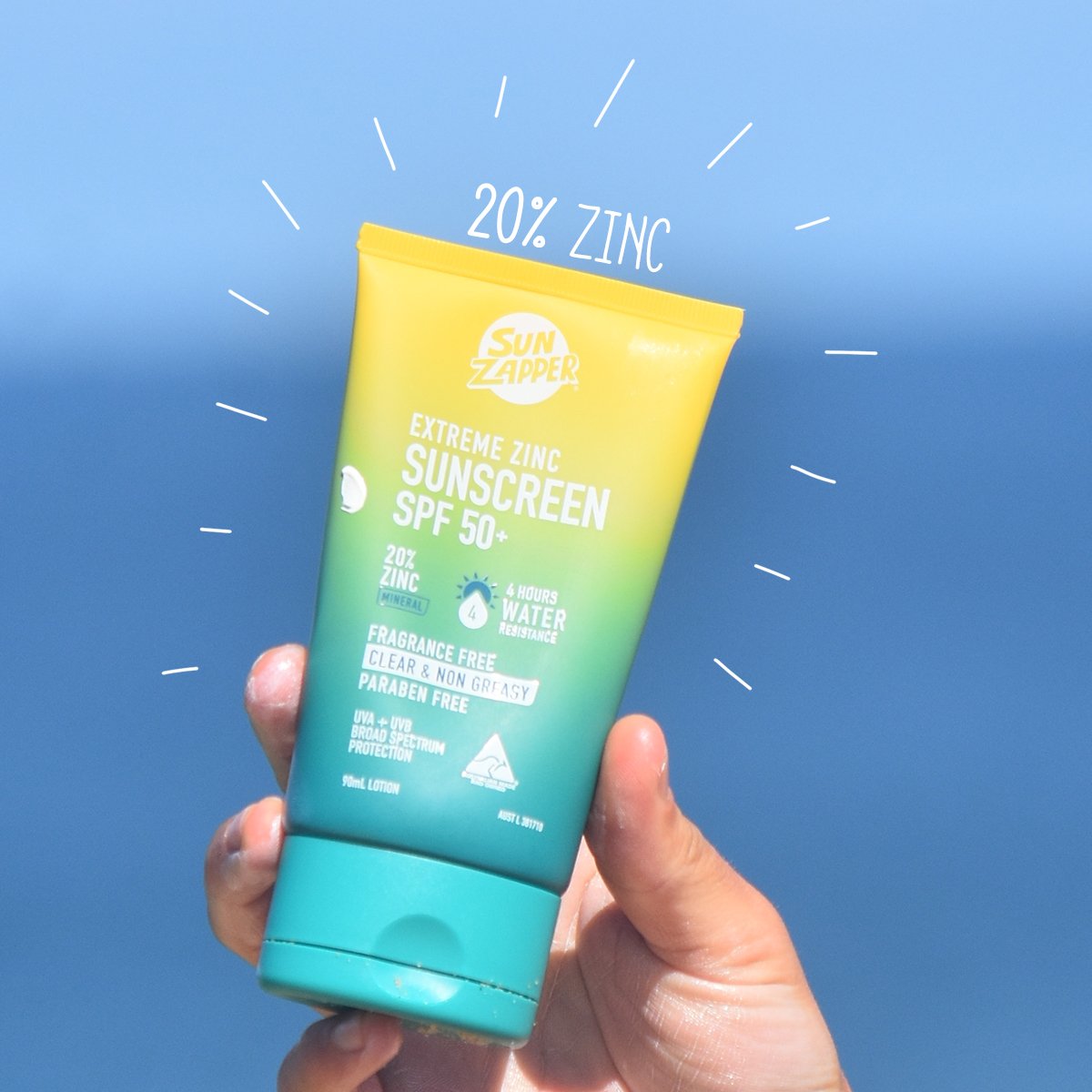 Extreme Zinc Sunscreen Lotion 90mL SPF 50+